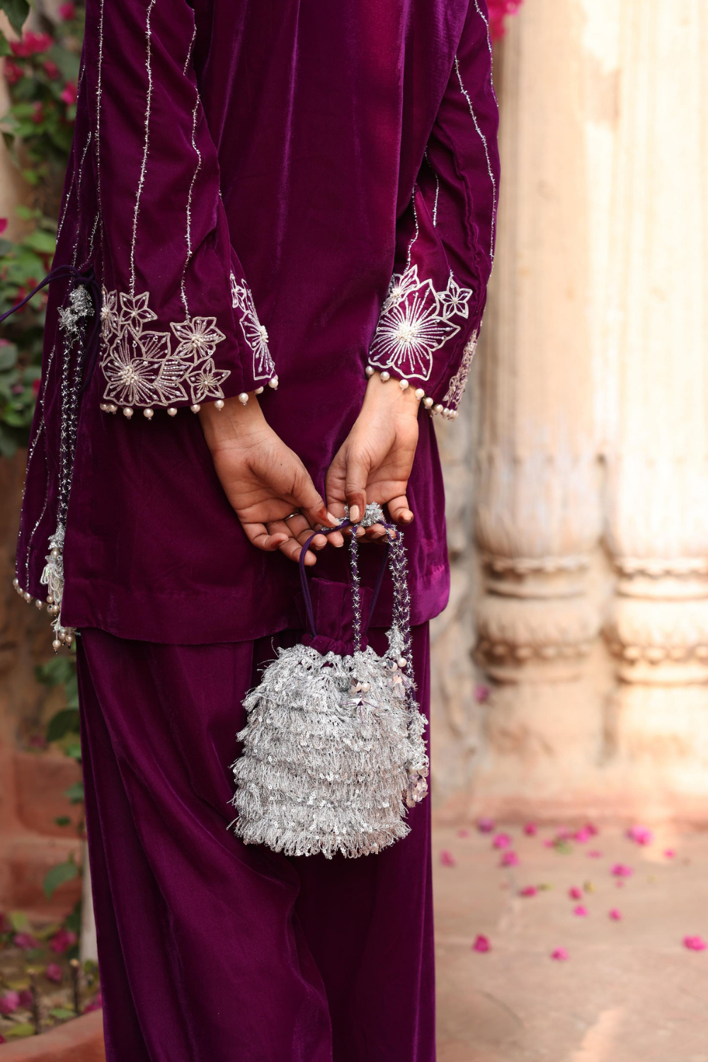 Purple Kurta Set