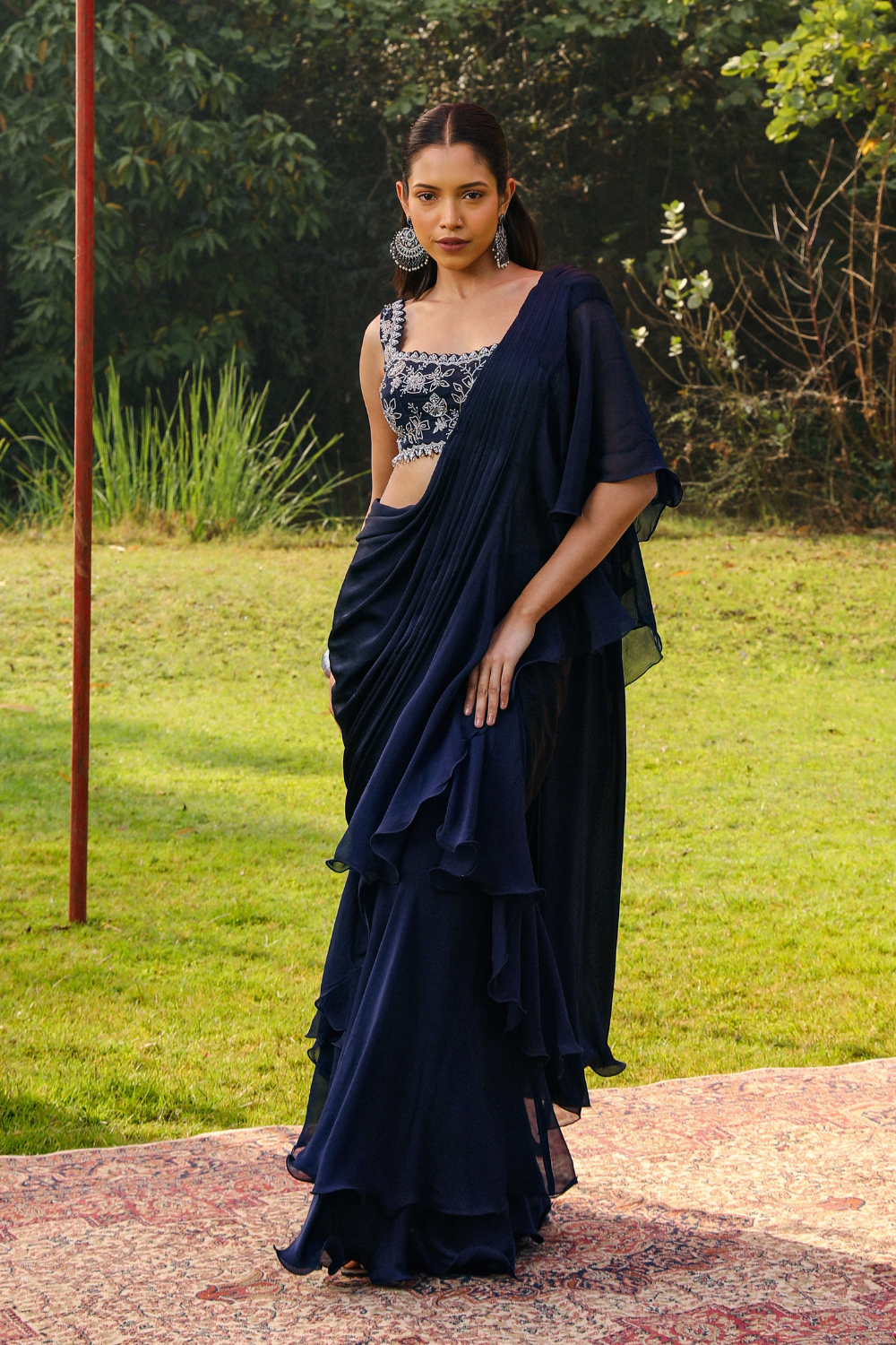 Yashaswinee Singh in Taraa Drape Saree