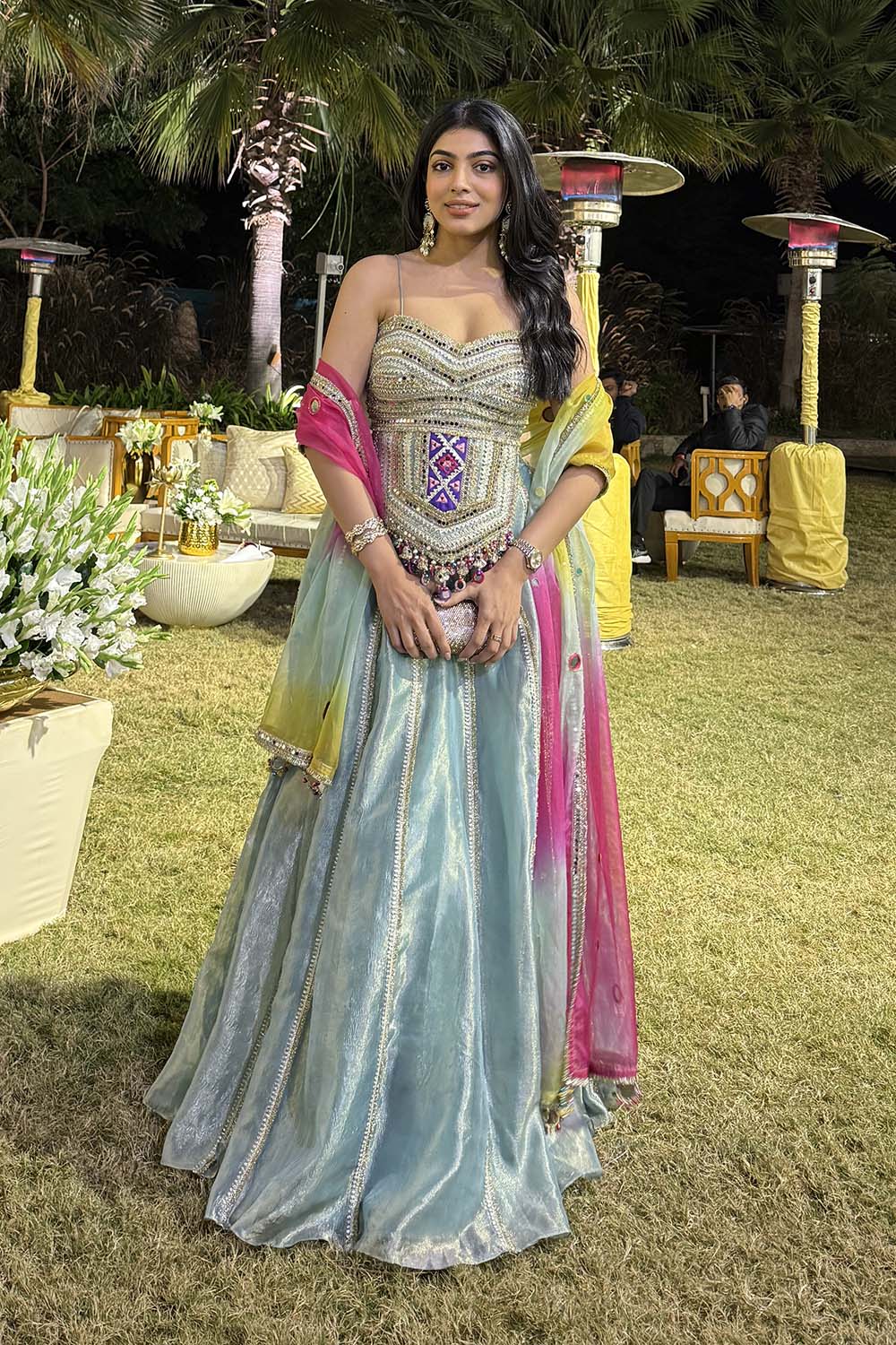 Shimoli Kapasi in Sea Green Rang Rasaiya
