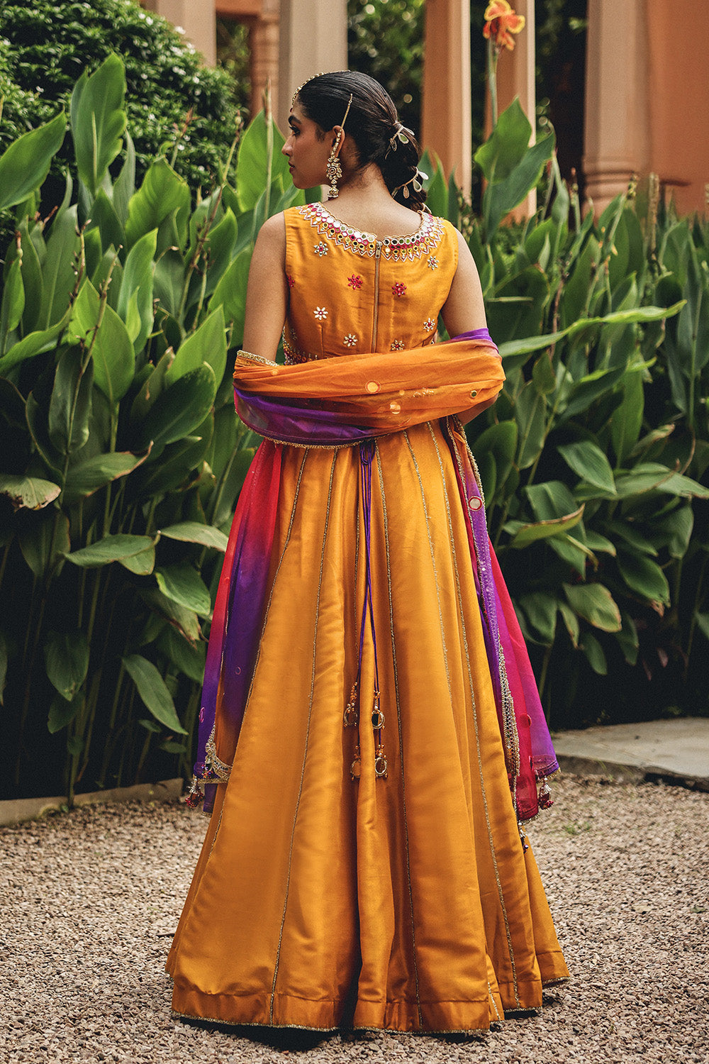 Mustard Heer Lehenga Set