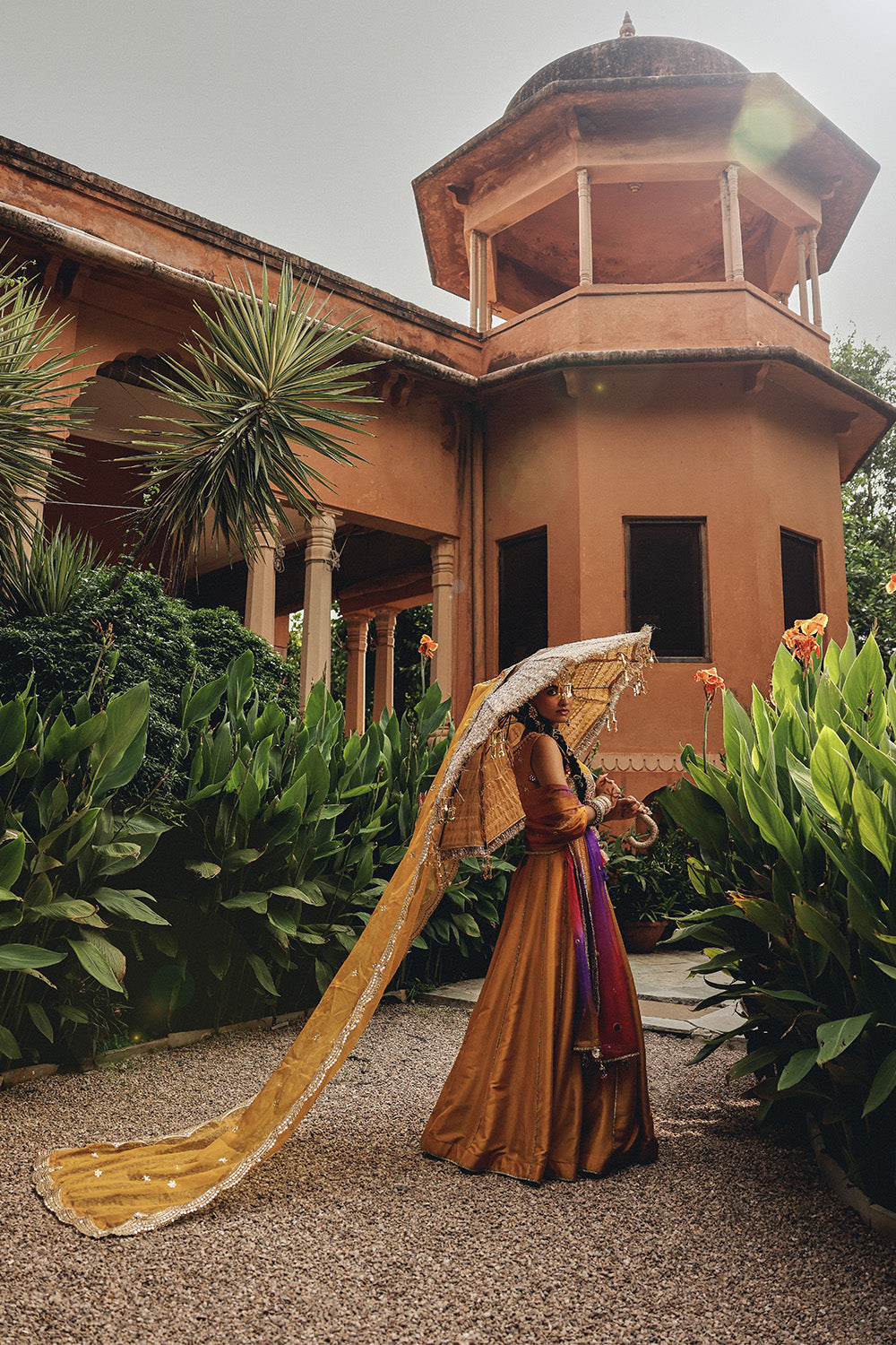 Mustard Heer Lehenga Set