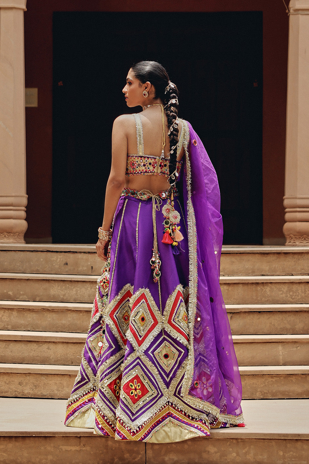Purple Jash-E-Lehenga Set