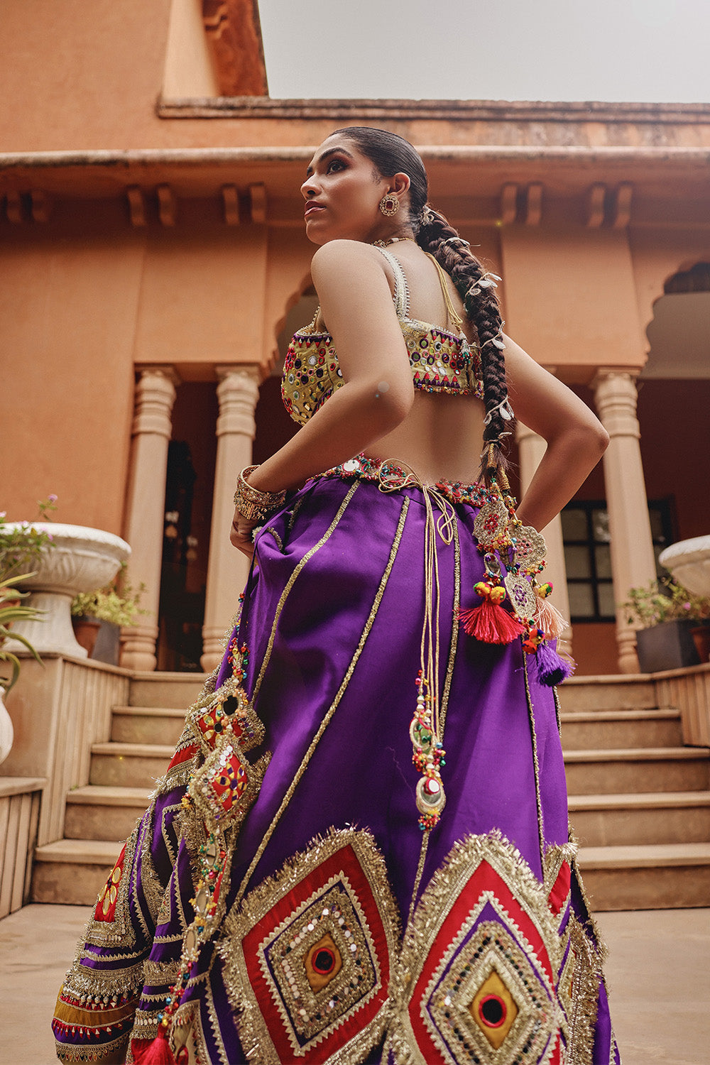 Purple Jash-E-Lehenga Set