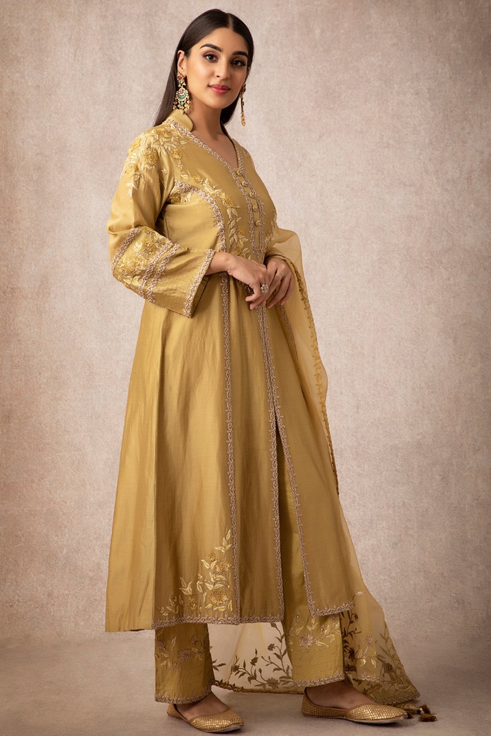A Line Kurta Set - ajieshoberoi