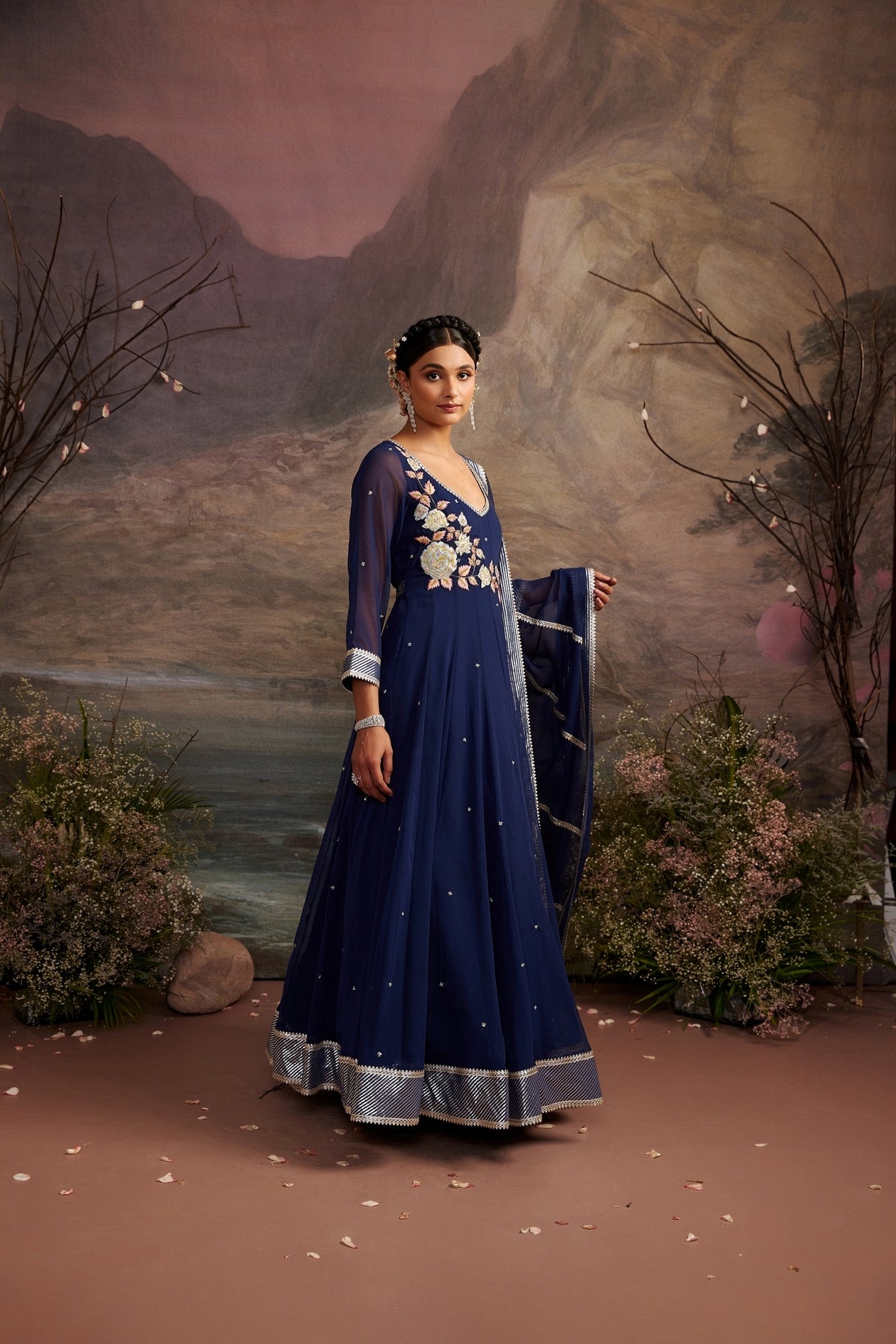 Rasika - Navy Blue
