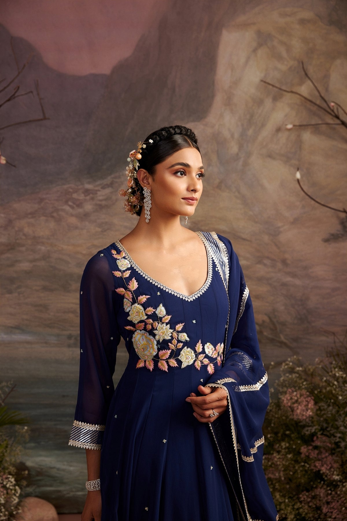 Rasika - Navy Blue