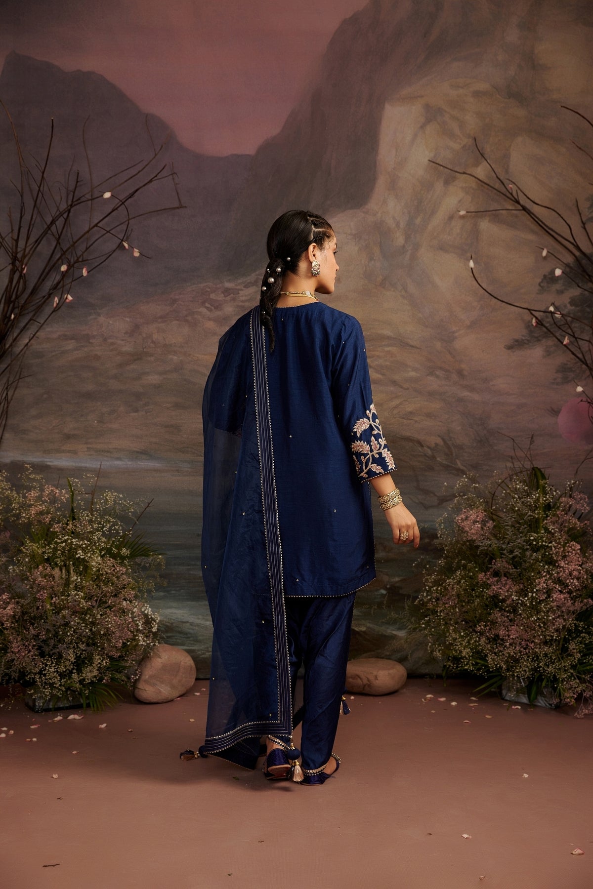 Palak - Navy Blue