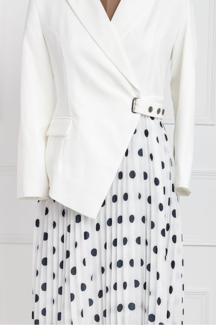 Asymmetric Jacket Dress as seen on Kusha Kapila - ajieshoberoi