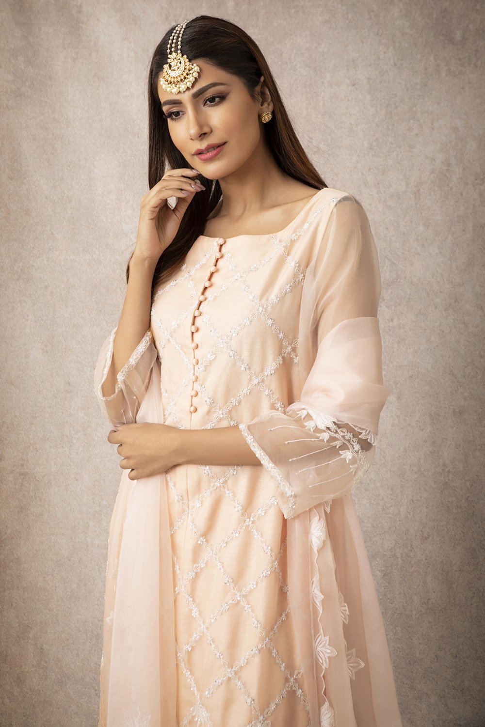 Sheer Kurta Set - ajieshoberoi