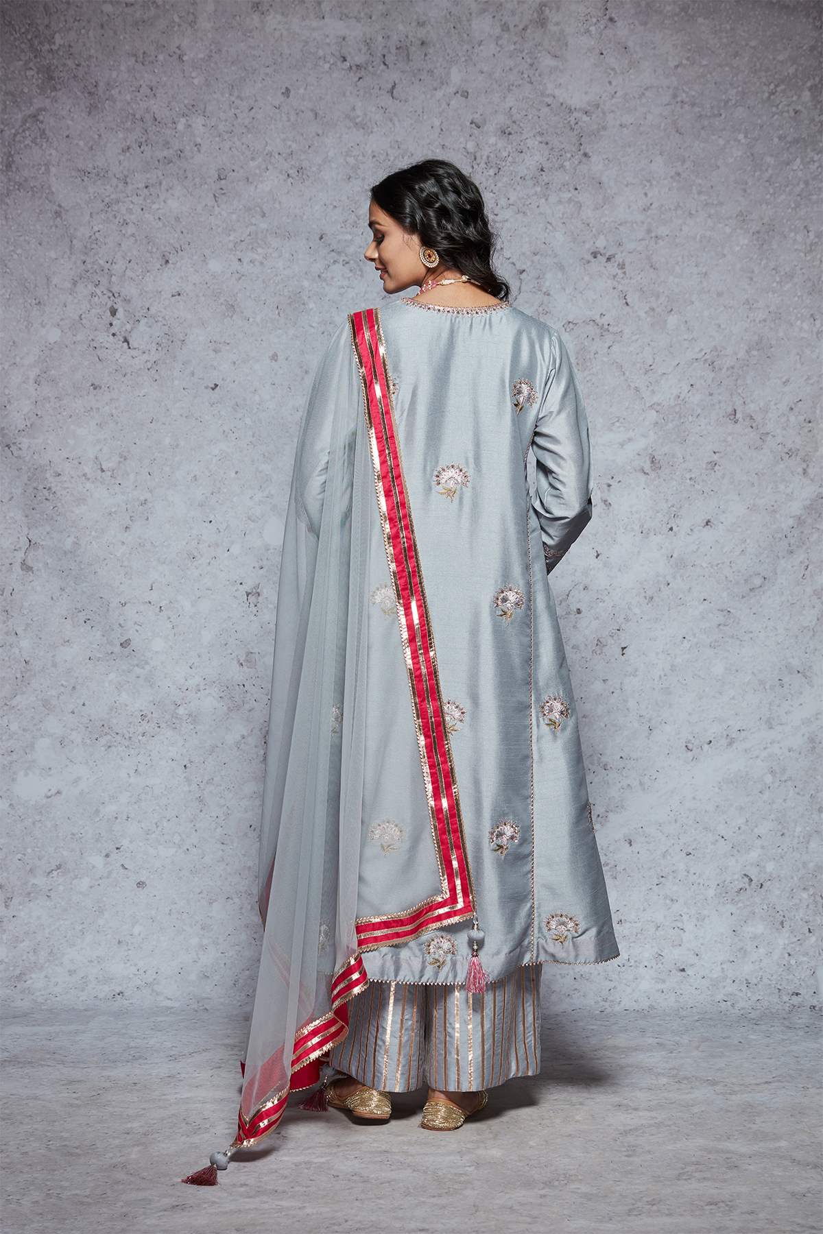 Tabassum - Grey - ajieshoberoi
