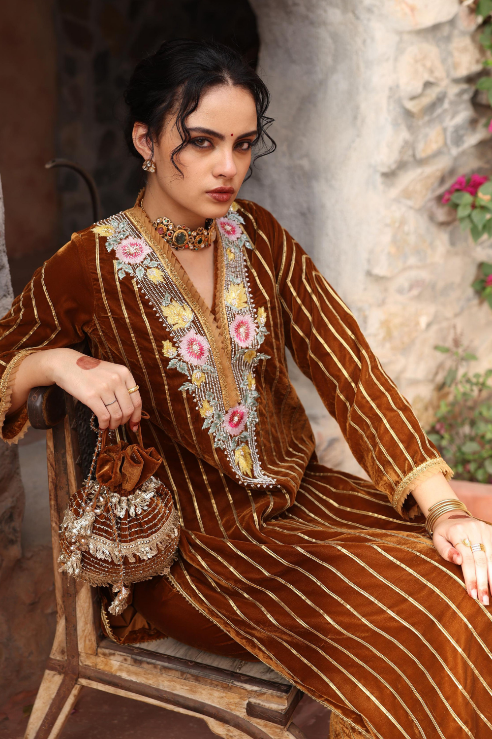 Honey Gold Kurta Set