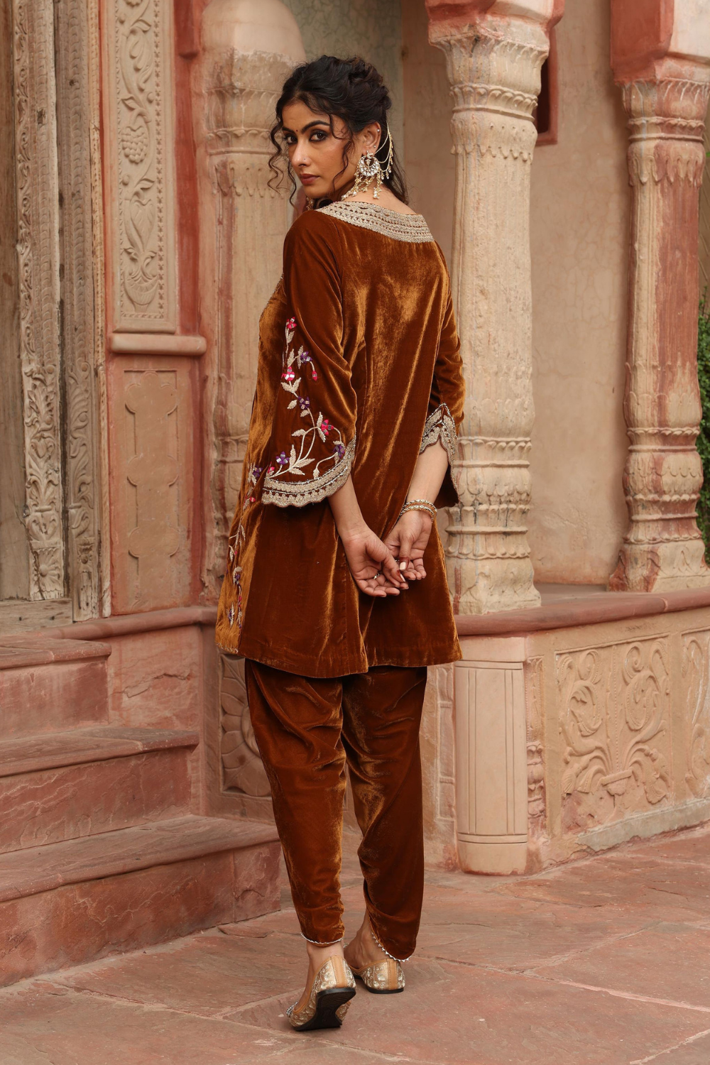 Honey Gold Dhoti Set