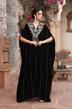 Black Kaftan Set