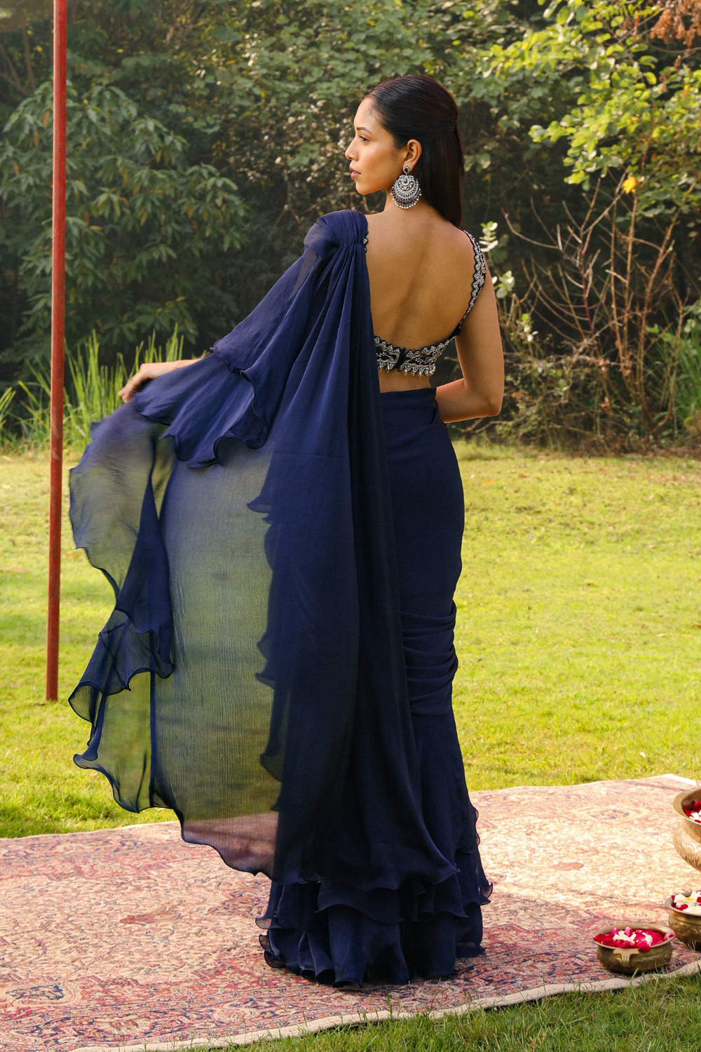 Yashaswinee Singh in Taraa Drape Saree