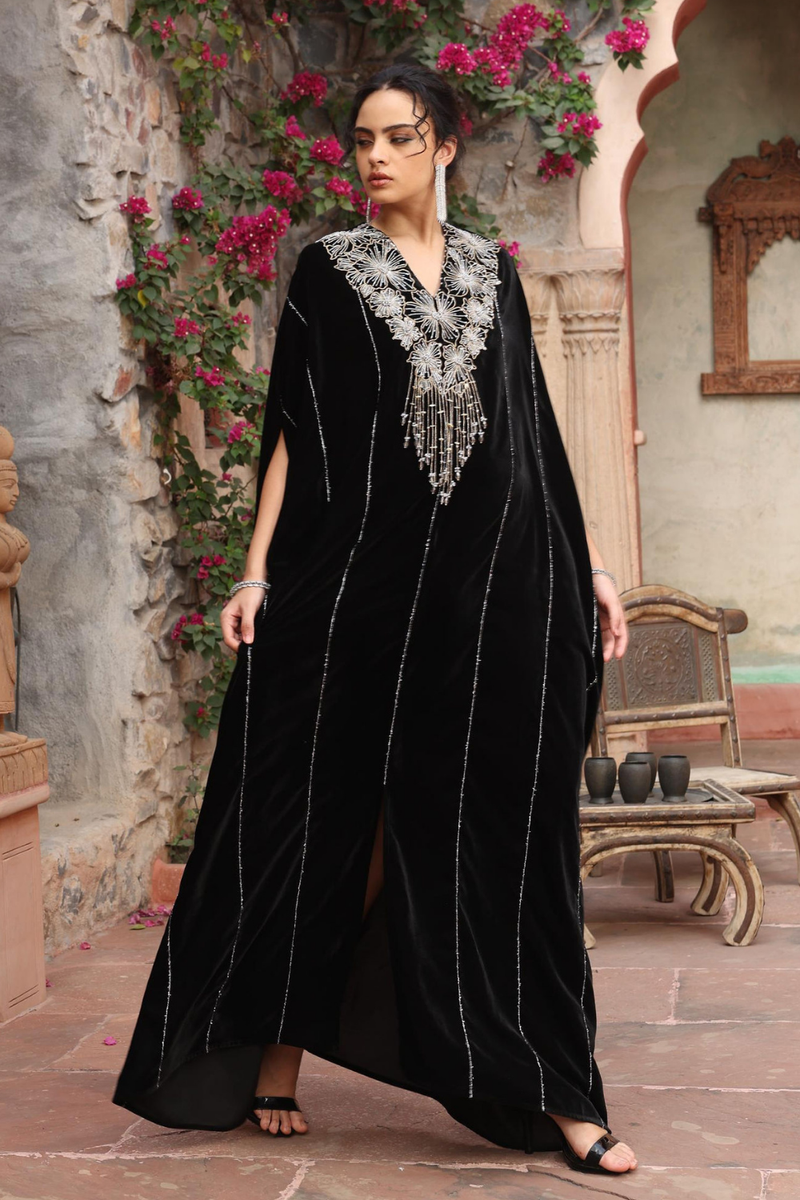 Black Kaftan Set