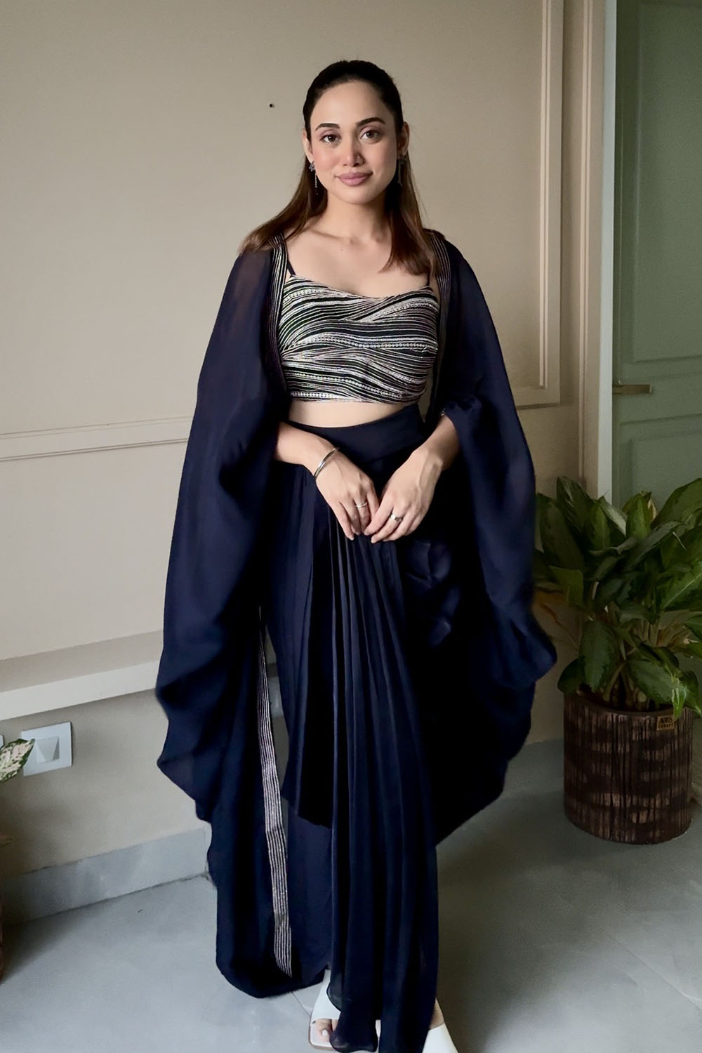 Ishita Sandhu in Kalki Cape Set