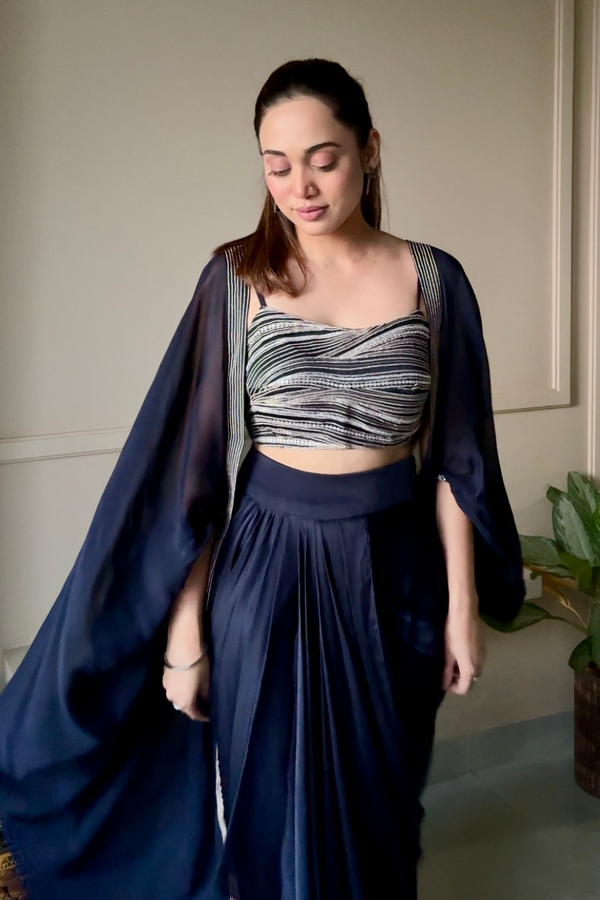 Ishita Sandhu in Kalki Cape Set