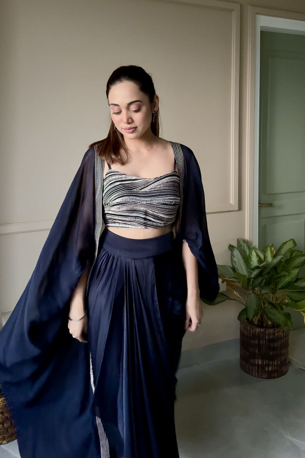 Ishita Sandhu in Kalki Cape Set