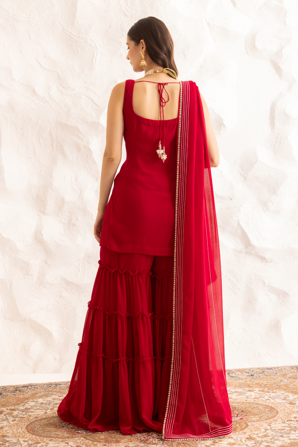 Prisha Short Kurta With Sharara