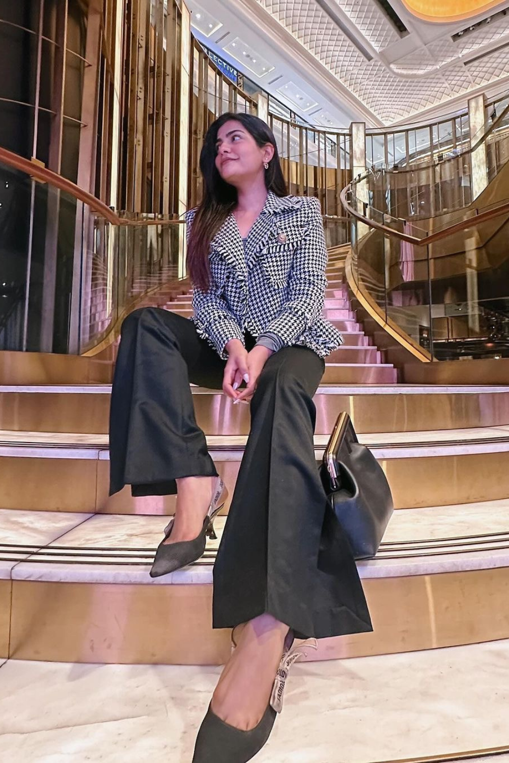 Kritika Khurana in Joanne Tweed Jacket