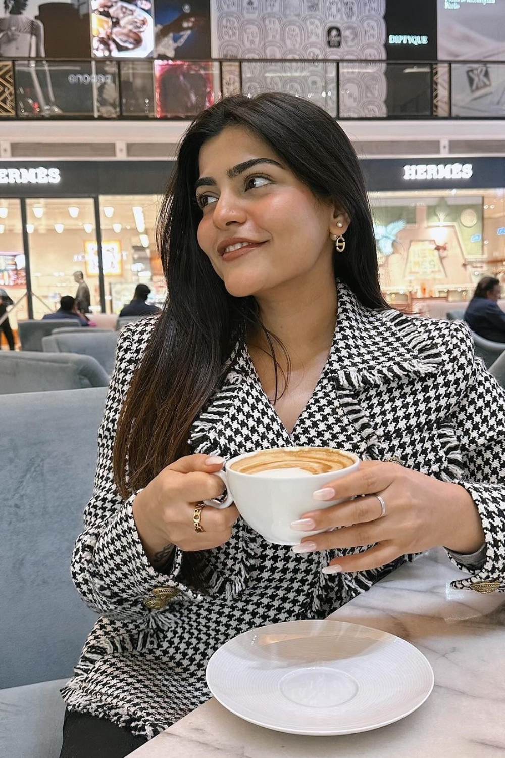 Kritika Khurana in Joanne Tweed Jacket