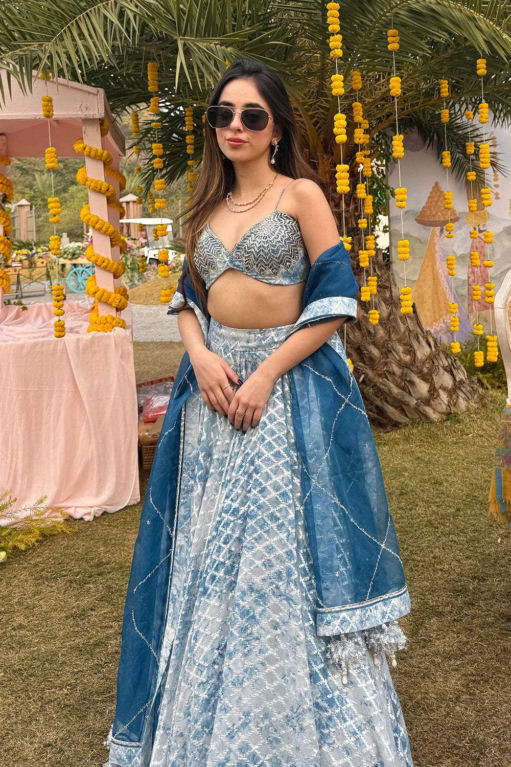 Saiesha Gogia in Ishani Lehenga Set