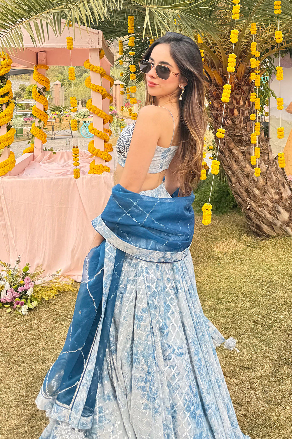 Saiesha Gogia in Ishani Lehenga Set