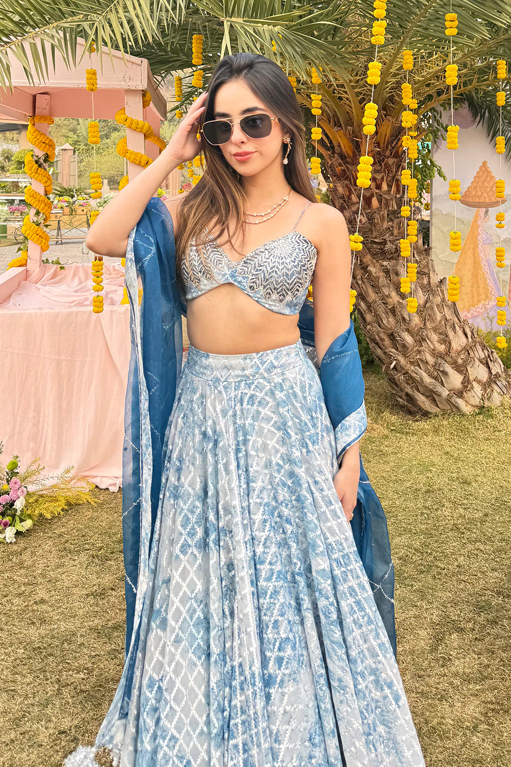 Saiesha Gogia in Ishani Lehenga Set