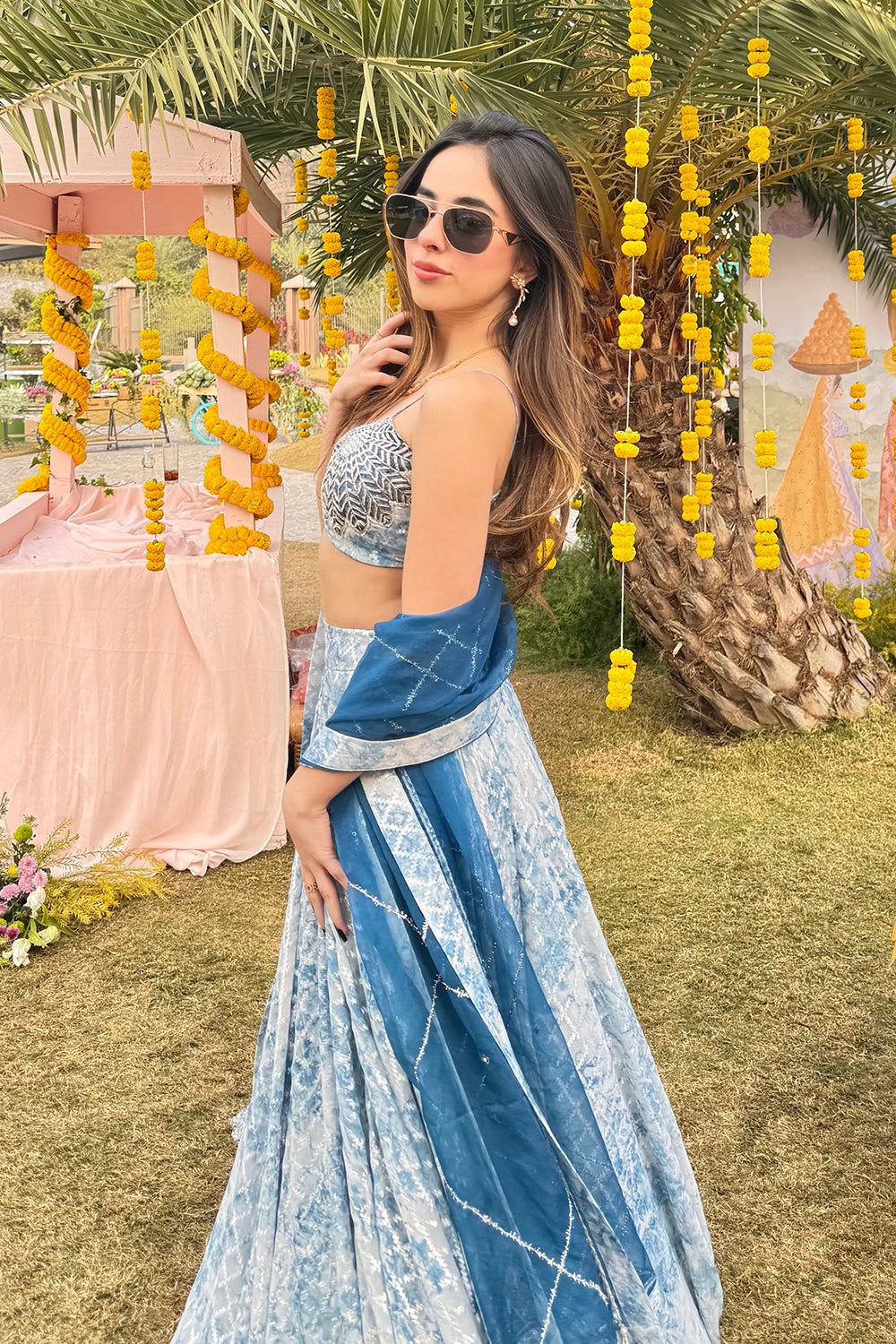Saiesha Gogia in Ishani Lehenga Set
