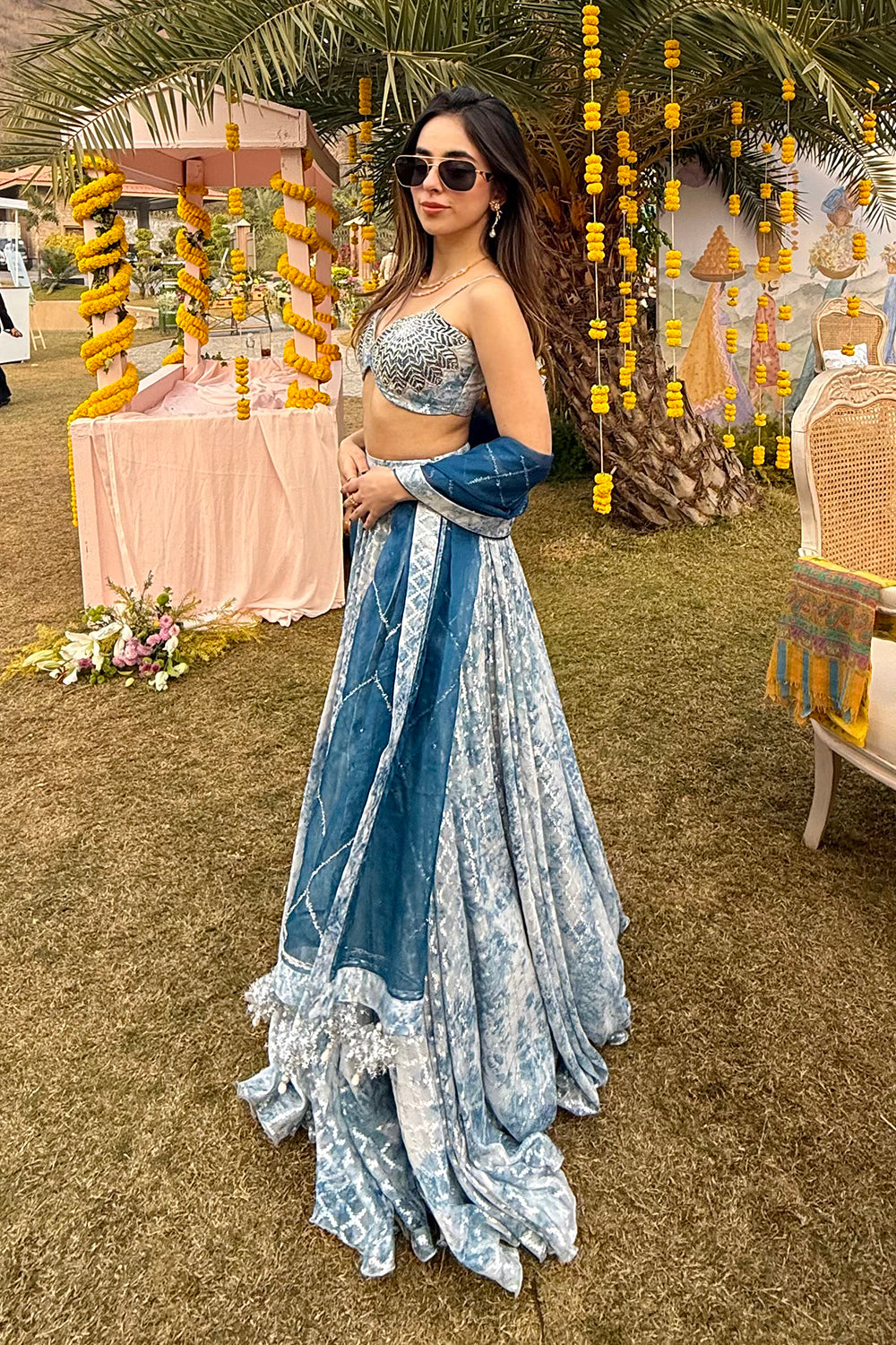 Saiesha Gogia in Ishani Lehenga Set