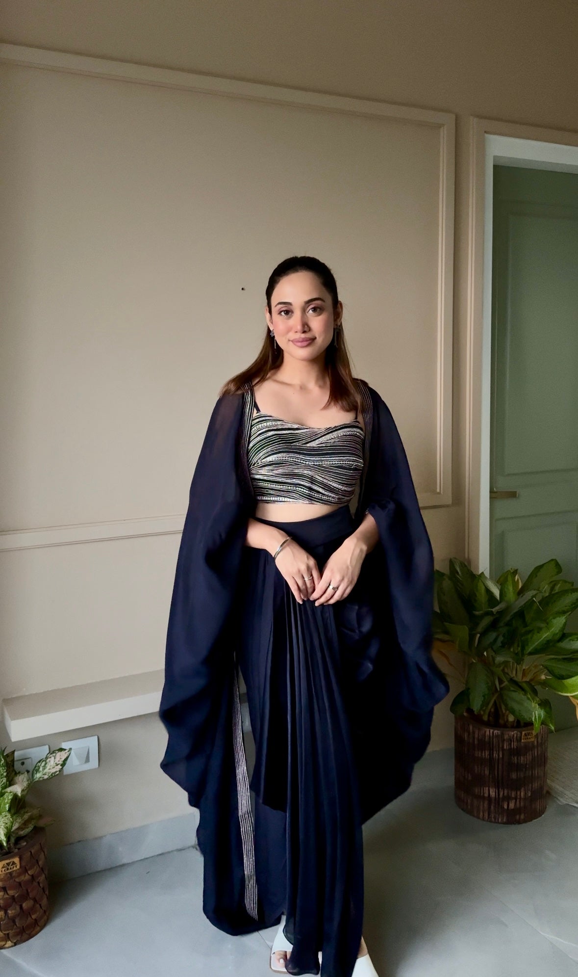 Ishita Sandhu in Kalki Cape Set