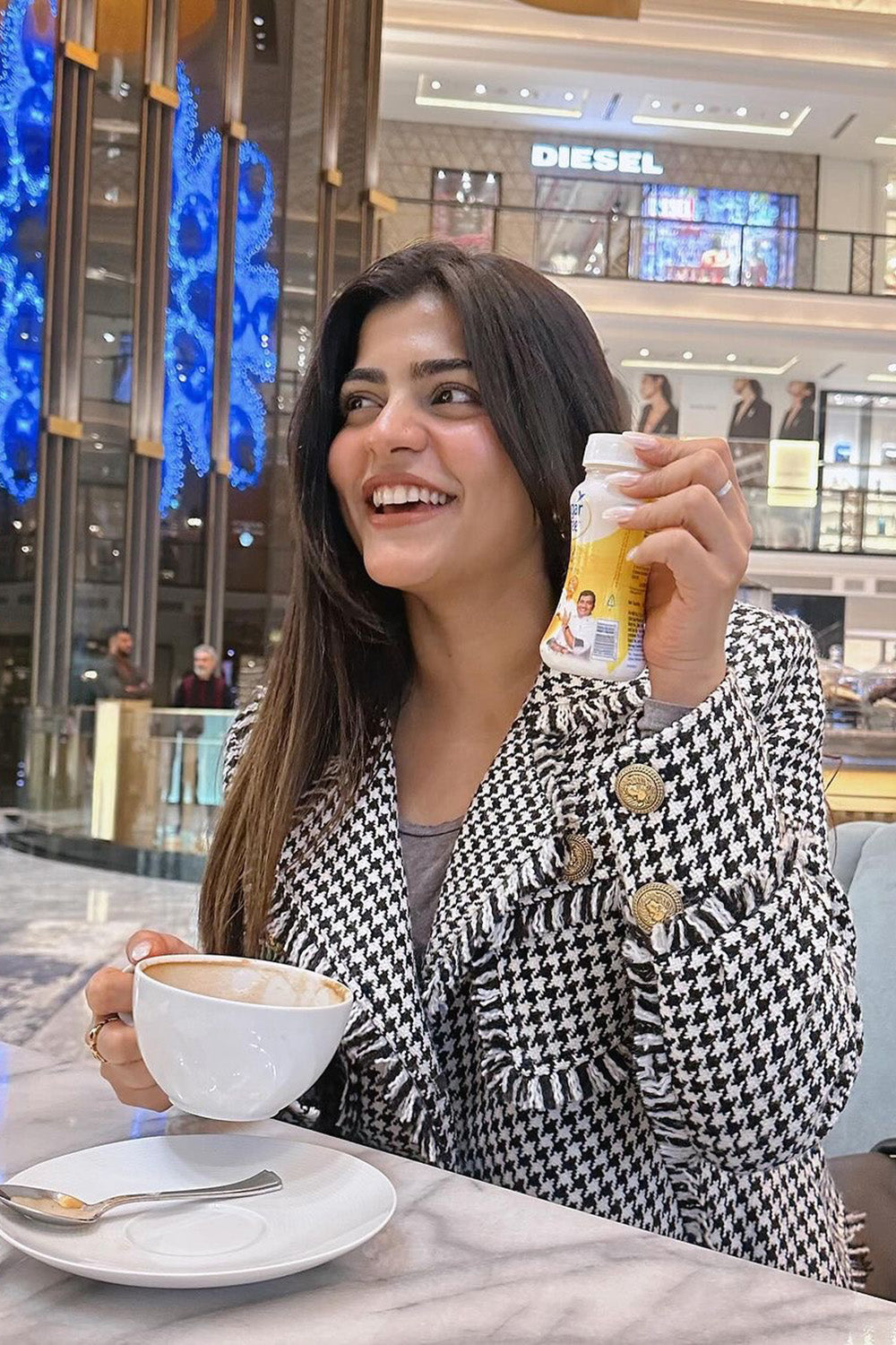 Kritika Khurana in Joanne Tweed Jacket