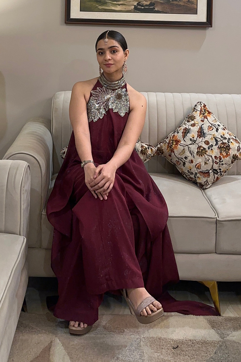 Pallavi Thakur In Myra Cape Set