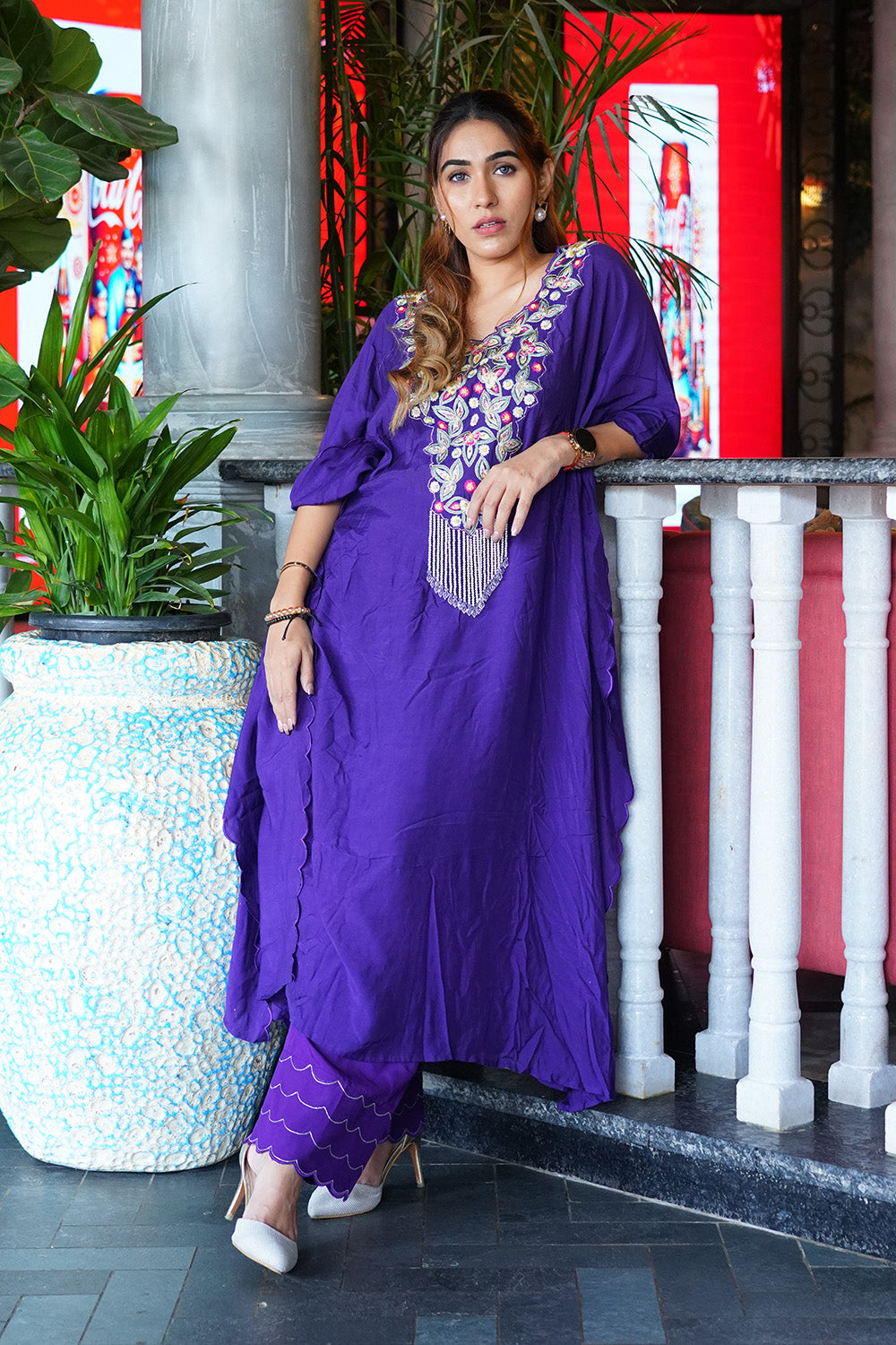 Neeti Wadhwa in Ambar - Purple
