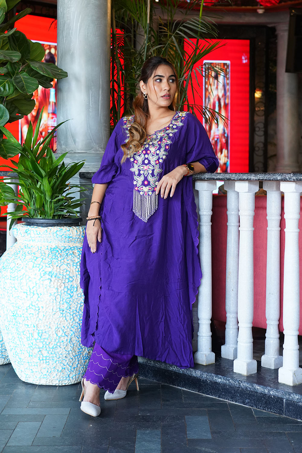 Neeti Wadhwa in Ambar - Purple