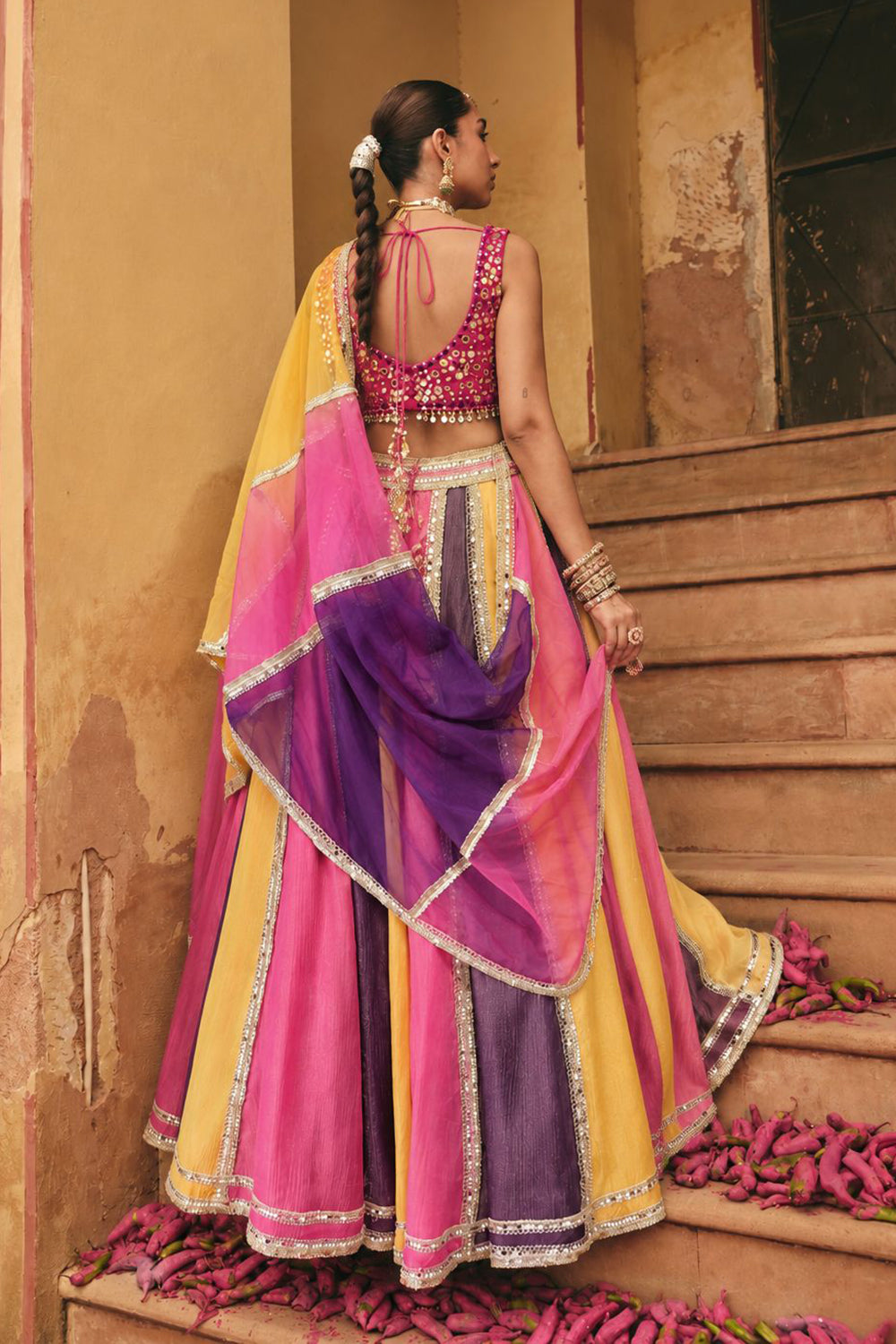 CHAMKILI KIRAN - Pink & Purple (Lehenga)