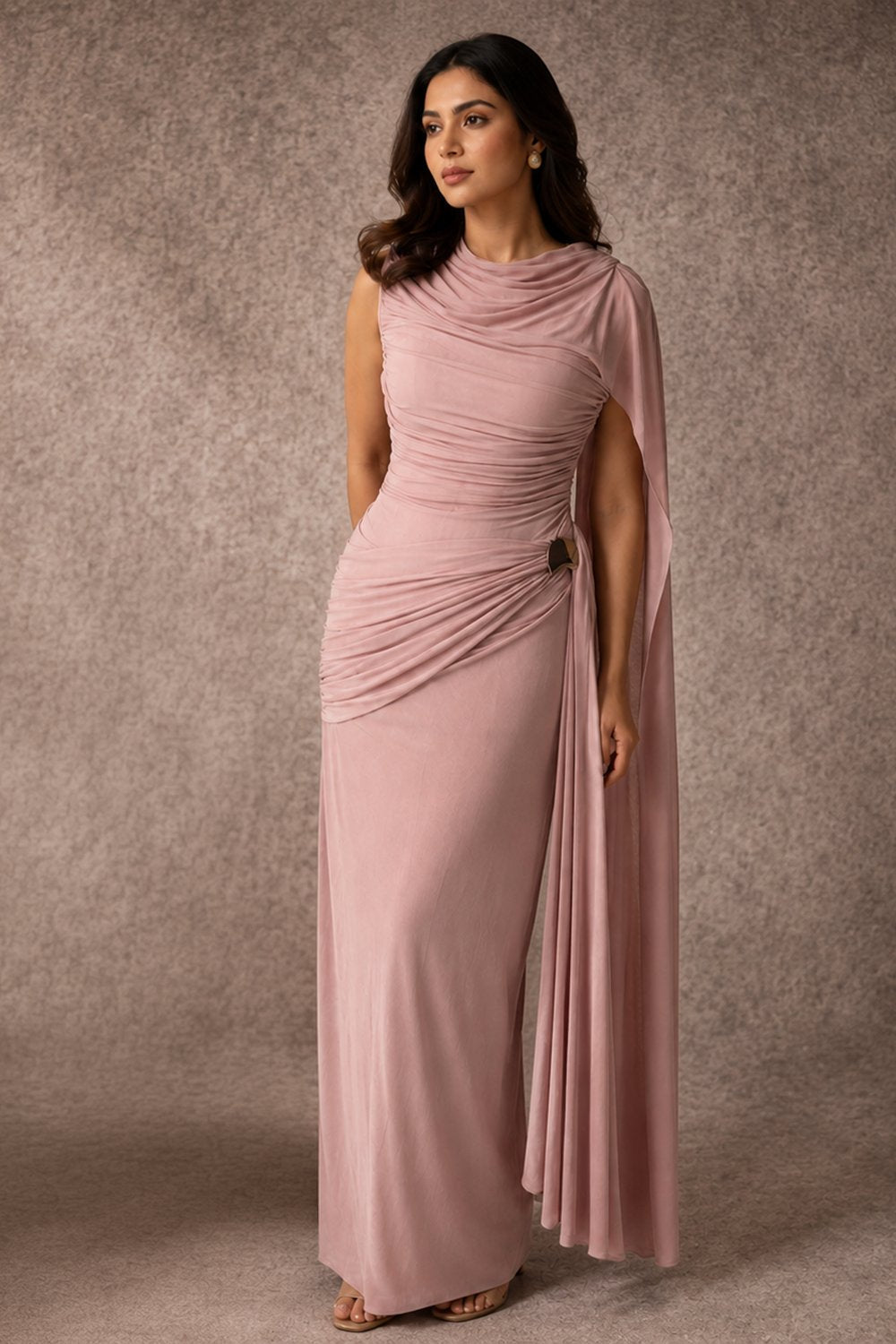Lilac Asymmetrical Gown