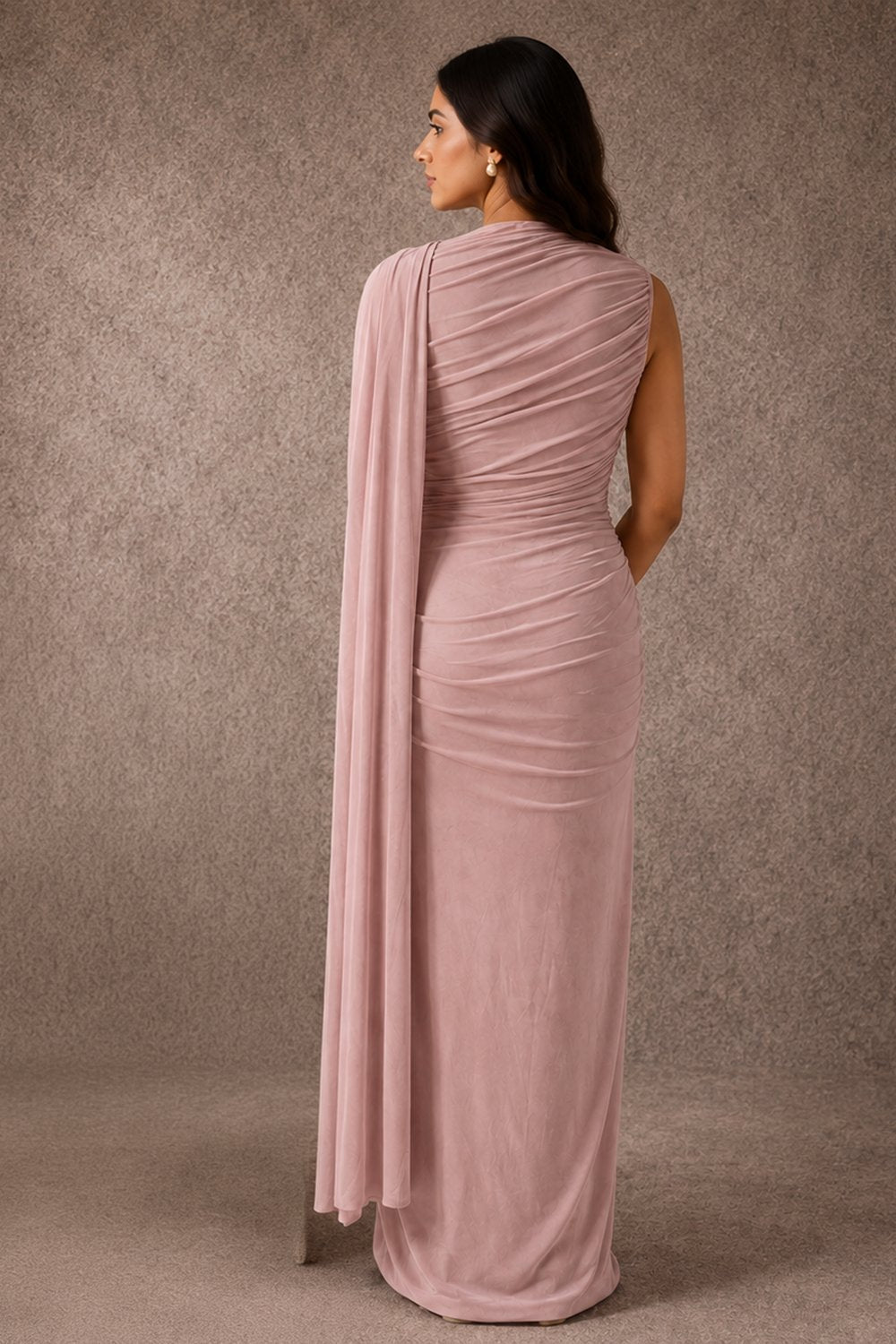 Lilac Asymmetrical Gown
