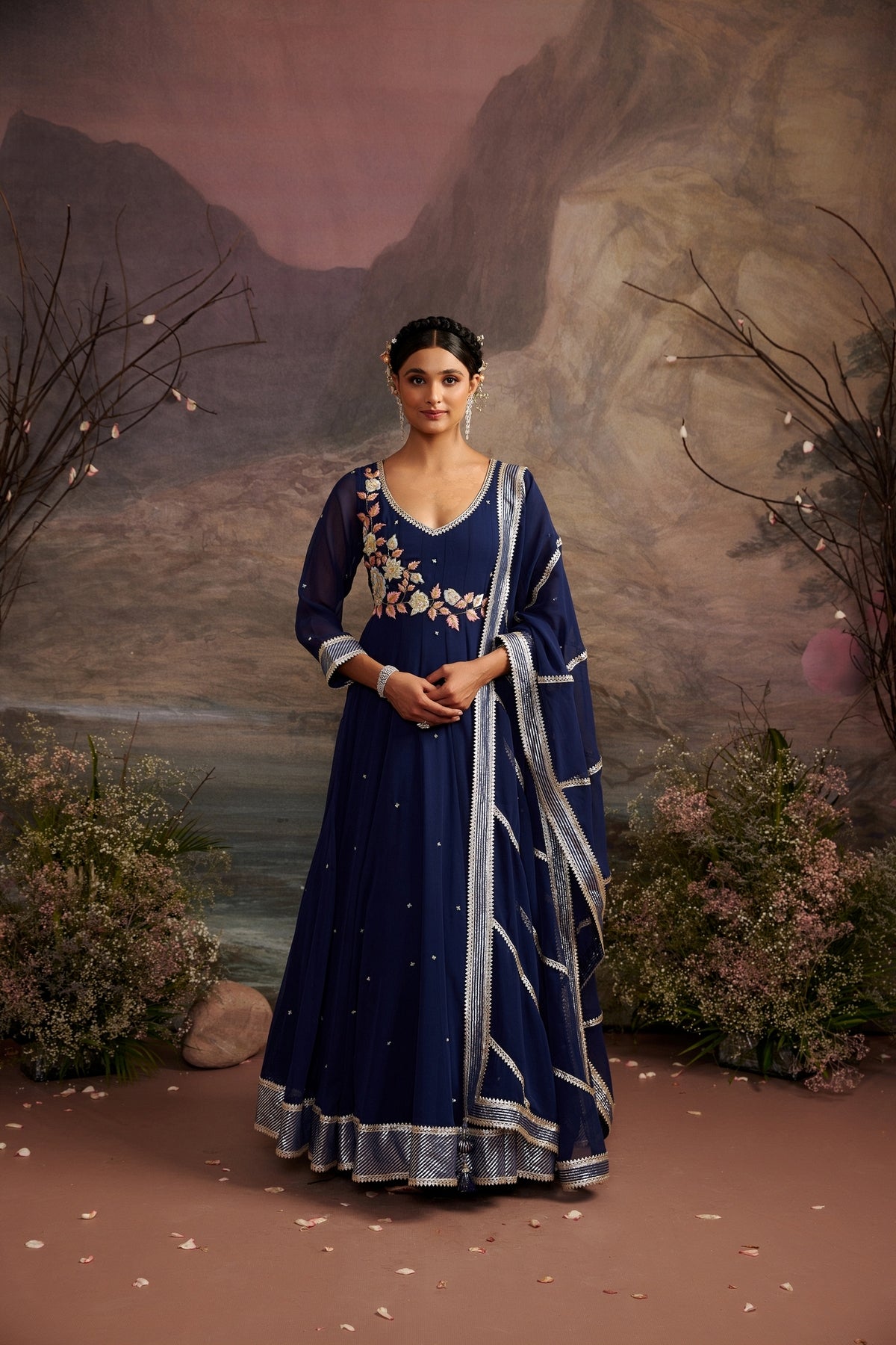 Rasika - Navy Blue