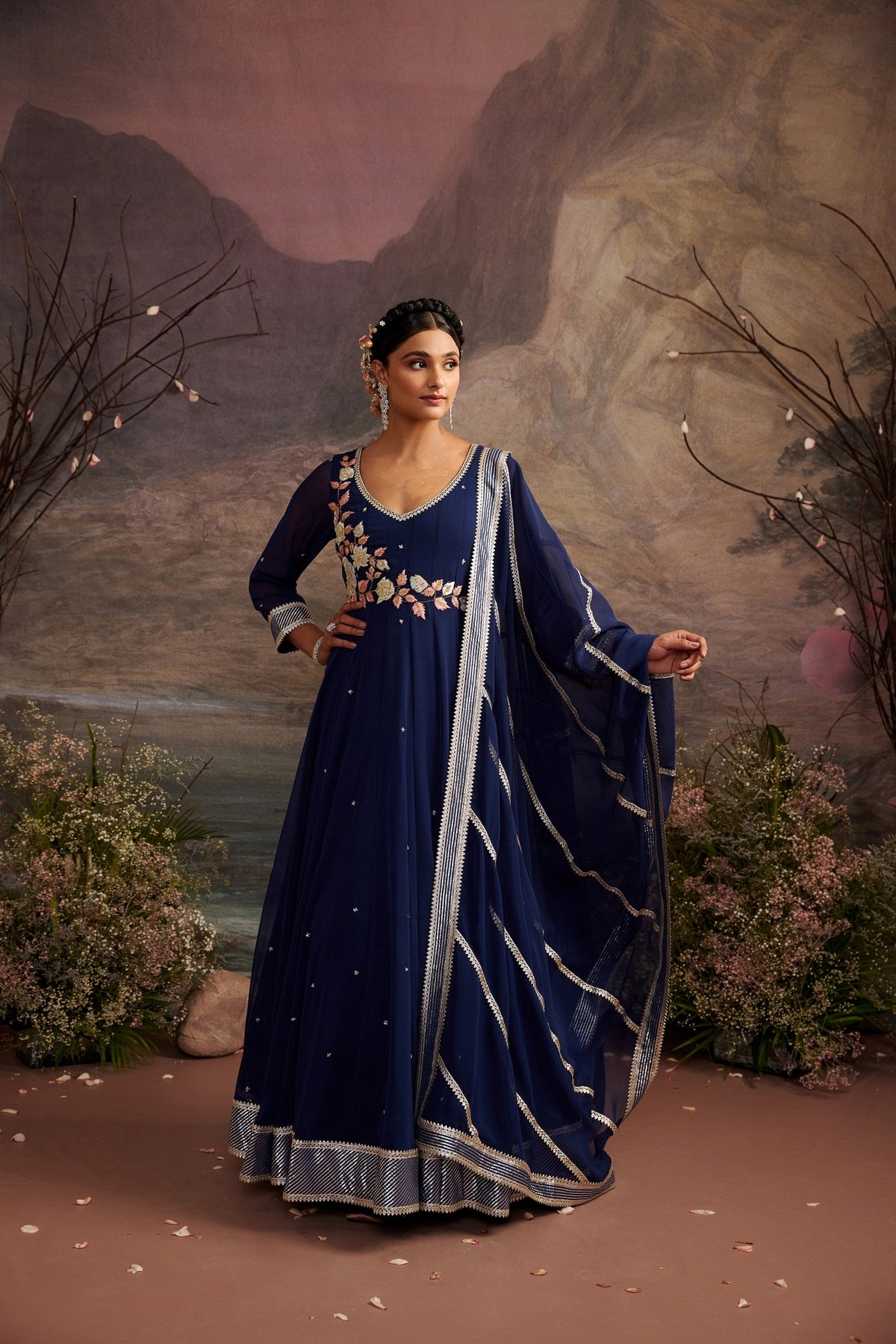 Rasika - Navy Blue