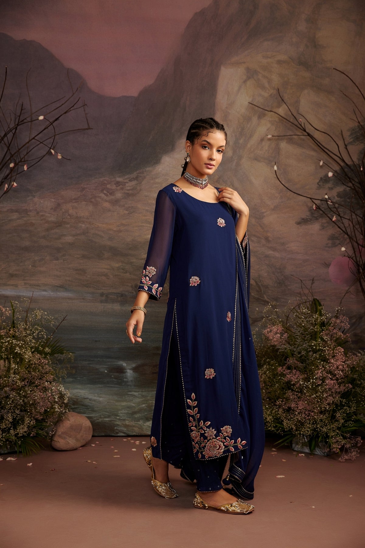 Charul - Navy Blue