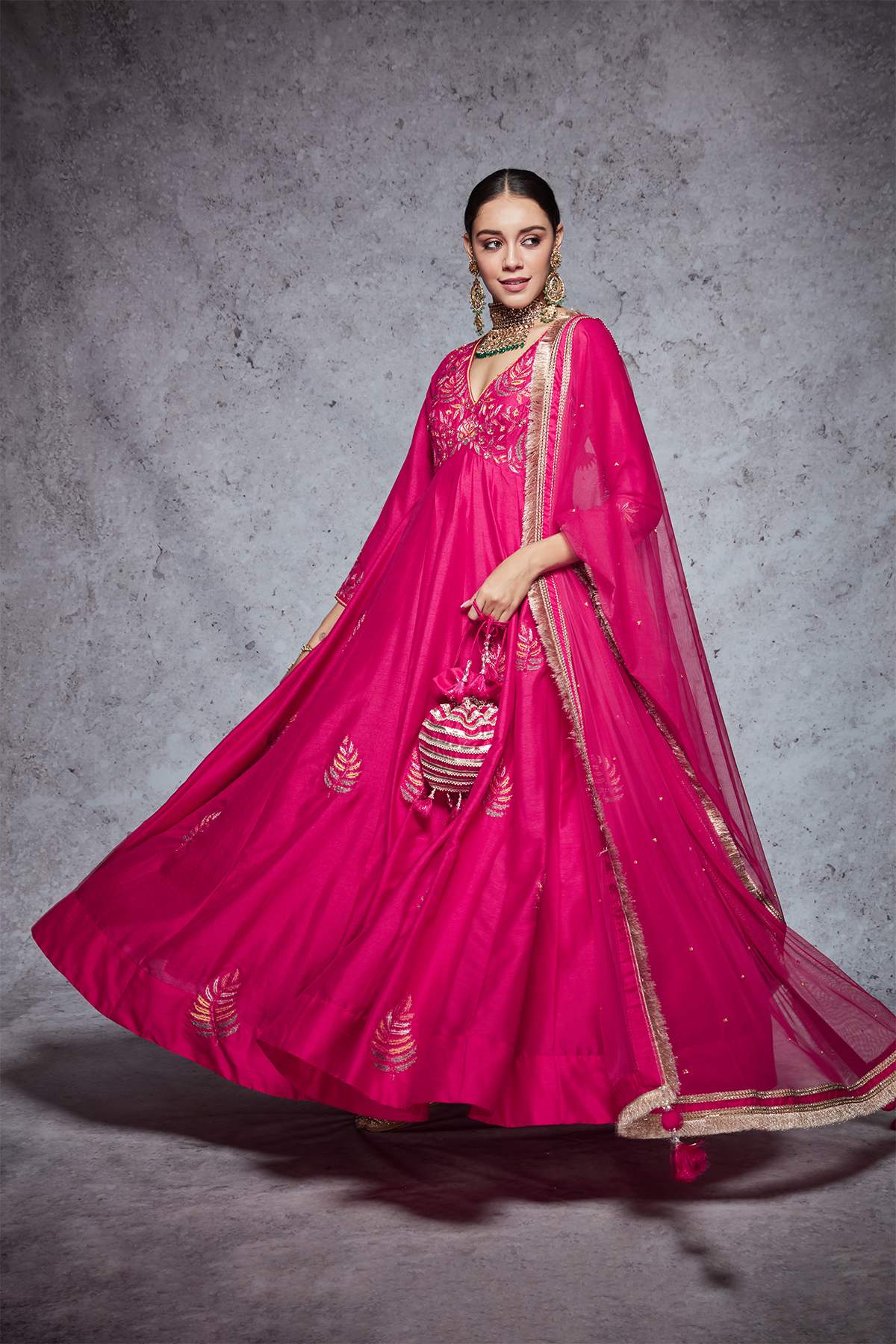Saira - Rani Pink - ajieshoberoi