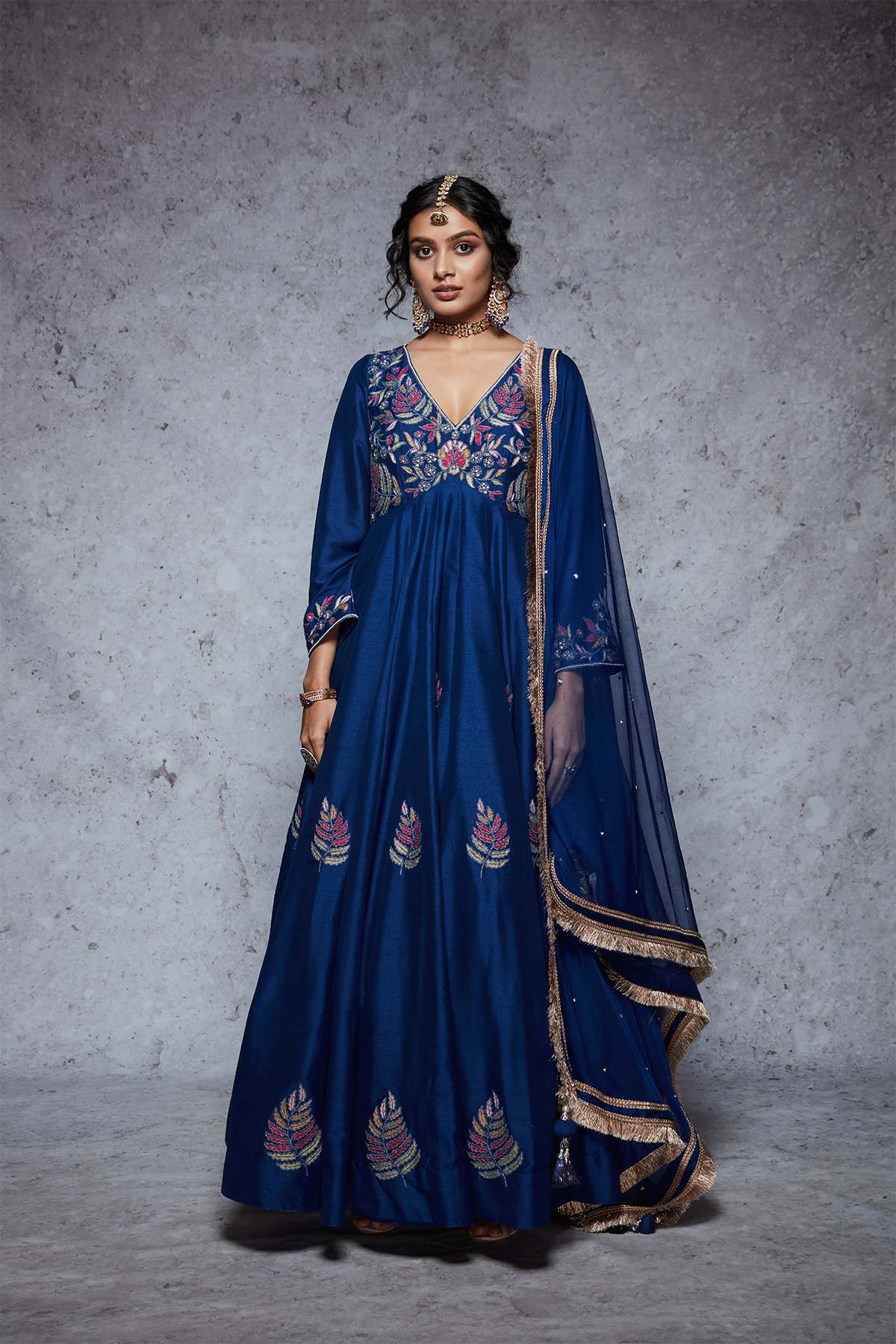 Saira - Royal Blue - ajieshoberoi