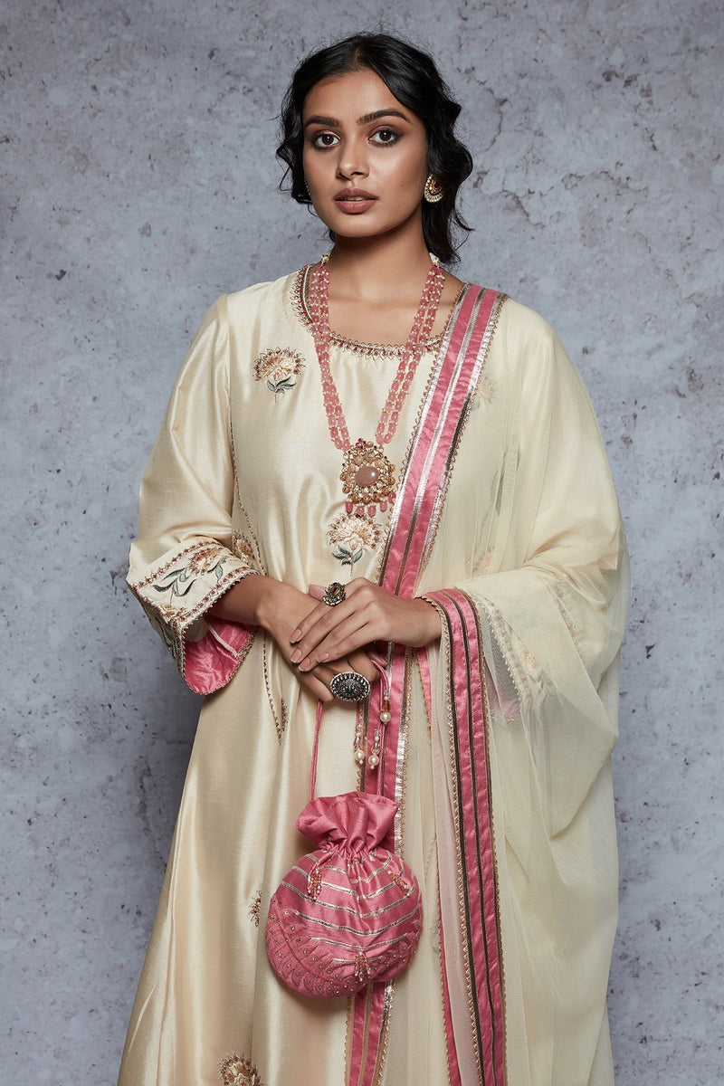 Tabassum - Beige - ajieshoberoi