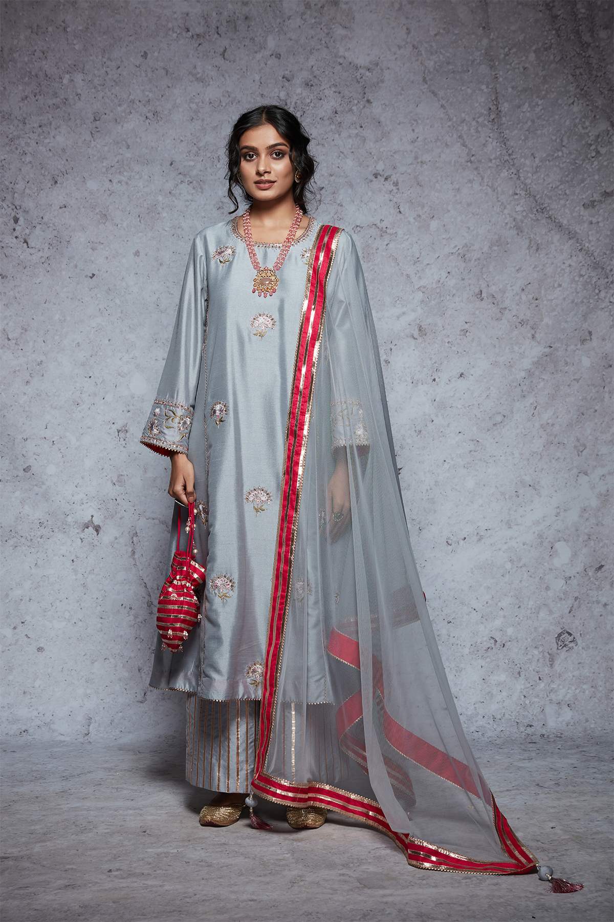 Tabassum - Grey - ajieshoberoi