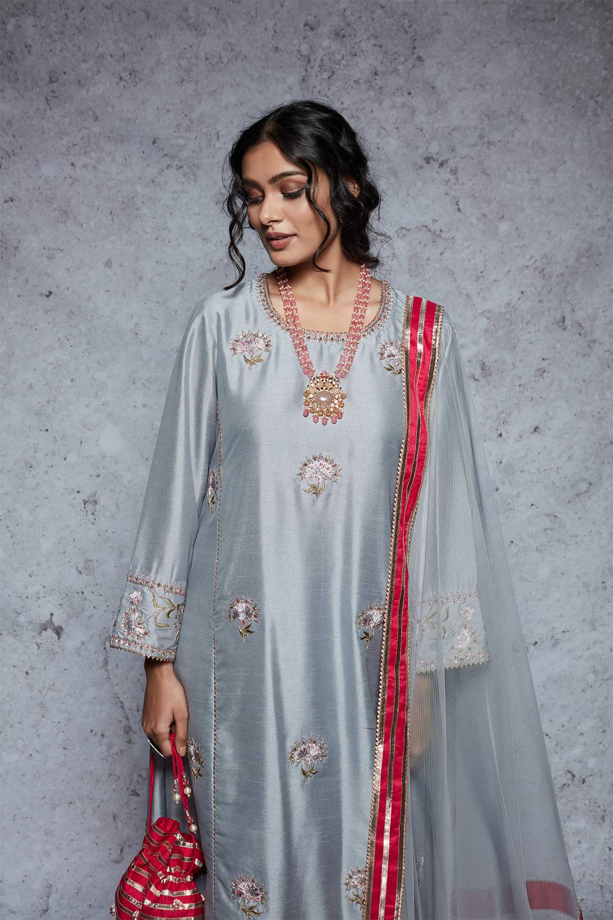 Tabassum - Grey - ajieshoberoi