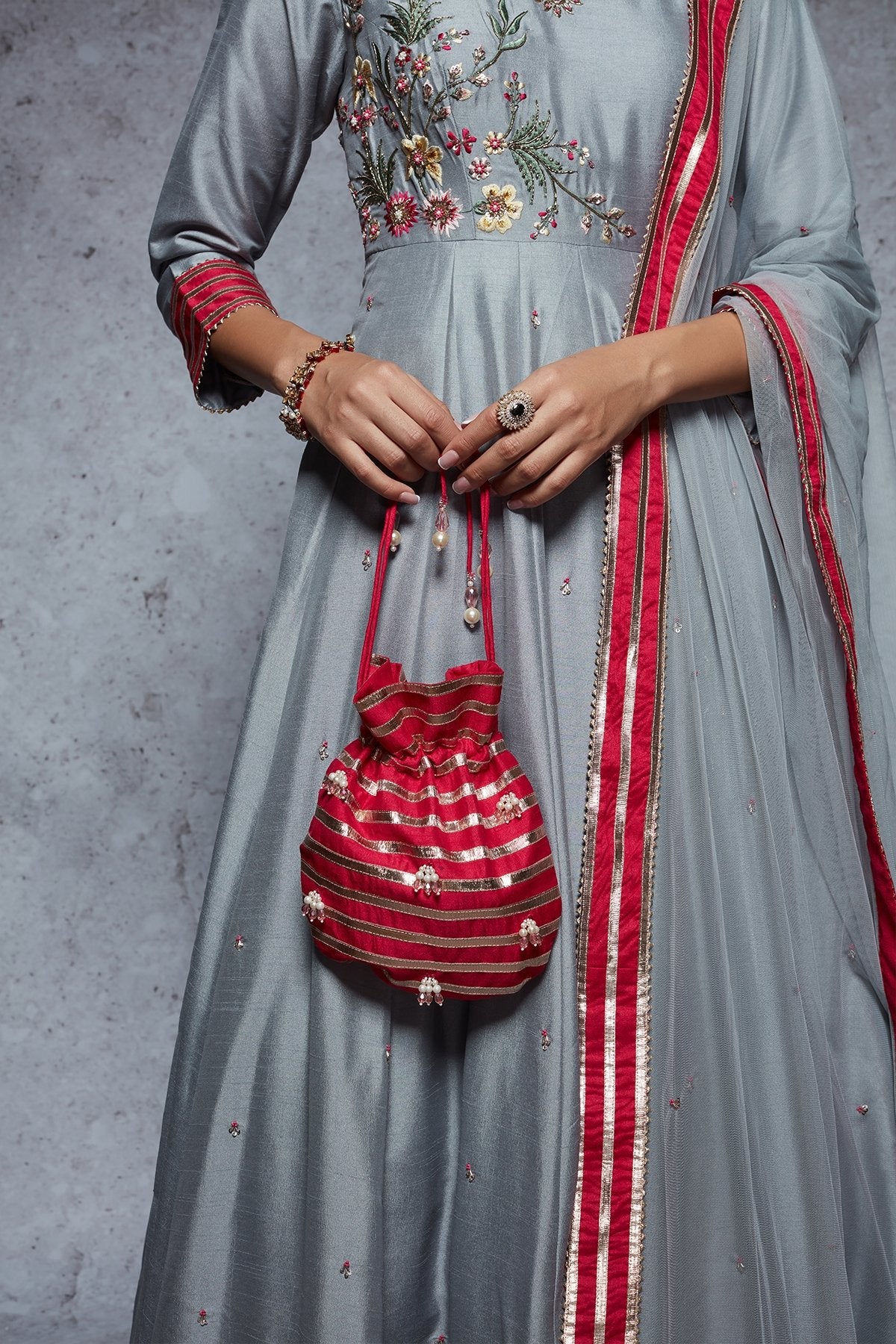 Tanuja - Grey - ajieshoberoi
