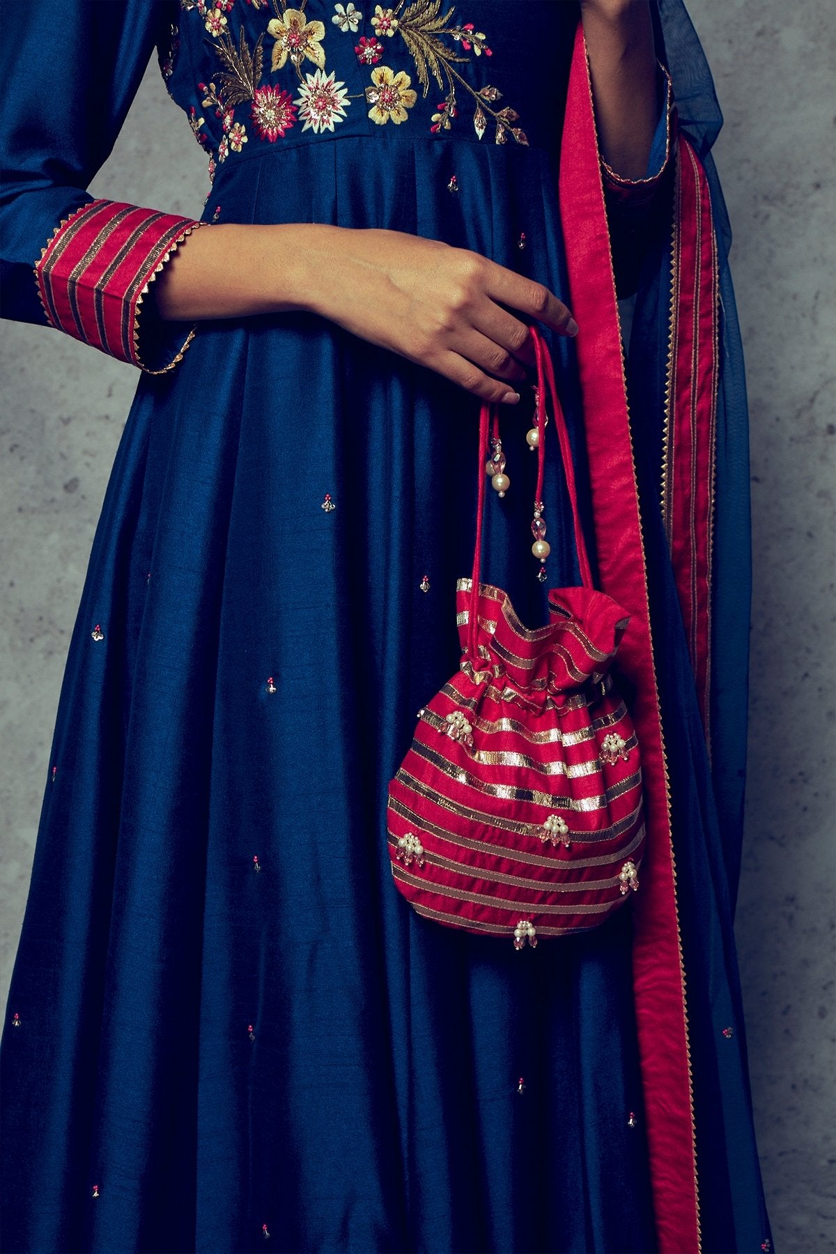 Tanuja - Royal Blue - ajieshoberoi